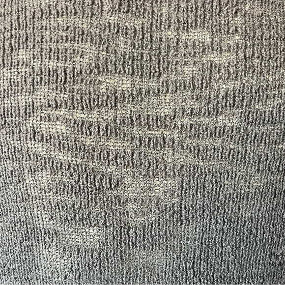 Long Sleeve Tunic Top Twist Knot Front Olive Green Cozy Loungewear Oversized XS - Picture 5 of 7